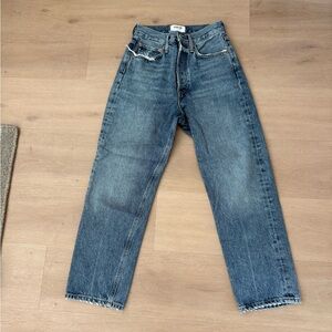Agolde 90s Crop Mid Rise Straight Jeans
